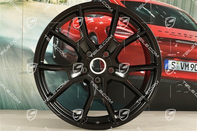 21-inch Rim Sport Turismo GTS, 9,5J x 21 ET60, in black satin-mat