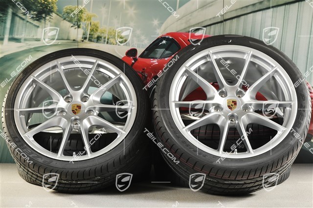 20-inch Carrera S III summer wheel set, 8,5J x 20 ET51 + 11J x 20 ET52 + tyres 245/35 ZR20 + 305/30 ZR20, without TPMS