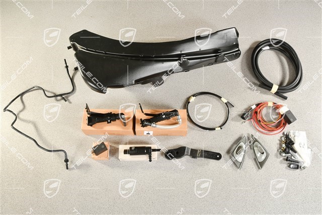 Headlight washer system, retrofit kit