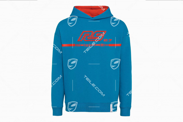 Porsche Men's Hoodie, Blue & Orange - RS 2.7 Collection  XXL