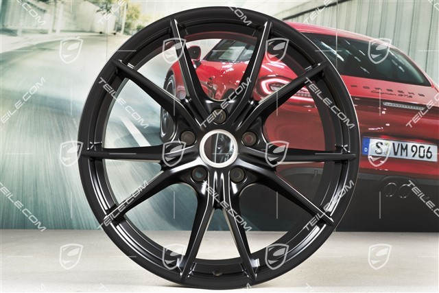20-inch wheel rim Carrera S IV, black satin matt