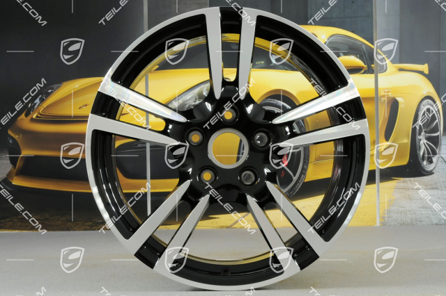 19-inch Turbo II wheel, 8,5J x 19 ET56, black high gloss