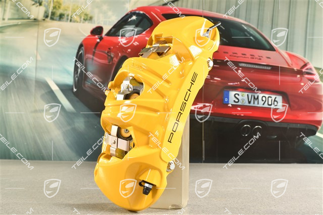 GT4  / GT4 RS, Zacisk przedni PCCB / hamulce ceramiczne, żółty, L