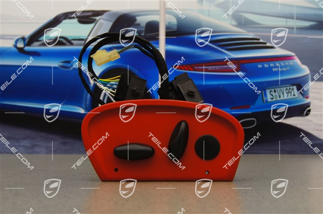 Switch, comfort seat. Boxster red, R Switch, comfort seat. Boxster red, R