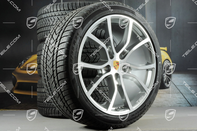 21-inch Cayenne COUPE Exclusive Design winter wheel set, rims 9,5J x 21 ET46 + 11,0J x 21 ET49 + Pirelli Scorpion winter tyres 275/40 R21 + 305/35 R21, with TPMS