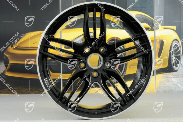 20" Komplet felg Sport Design, 8,5J x 20 ET51 + 11J x 20 ET52, czarny połysk