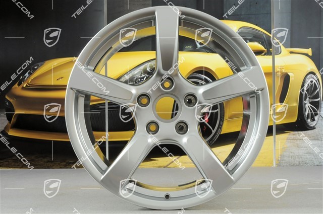 19-inch Cayman S wheel rim set, 8J x 19 ET57 + 10J x 19 ET45