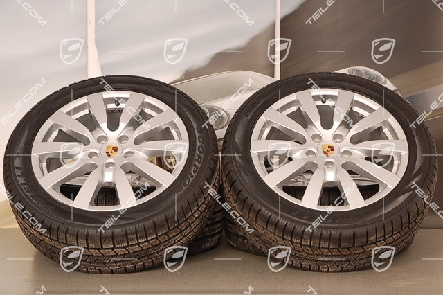 20-inch SportDesign II winter wheel set, wheels rims 9J x 20 ET 57 + Pirelli winter tyres 275/45 R 20 110V XL M+S, without TPMS