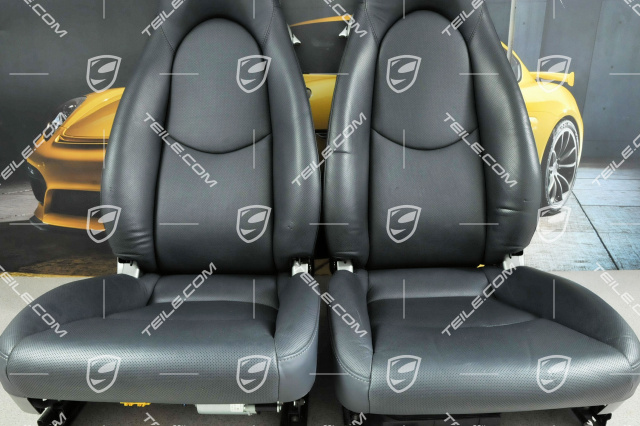 Seats, el. adjustable, heating, Ventilation, leather, Sea blue, set (L+R)