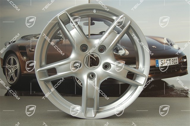 18-inch Boxster S alloy wheel, 8J x 18 ET57