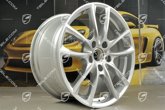 19-inch wheel rim Panamera S, 10,5J x 19 ET62, Brilliant Silver