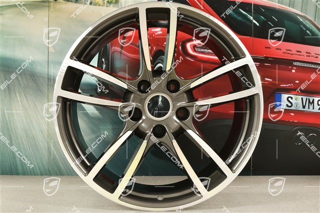 20-inch wheel rim, Cayenne Sport, 10,5J x 20 ET55, Titanium