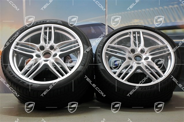 20" Komplet kół letnich SportDesign, 8,5J x 20 ET51 + 11J x 20 ET70, opony letnie Pirelli 245/35 ZR20 + 295/30 ZR20