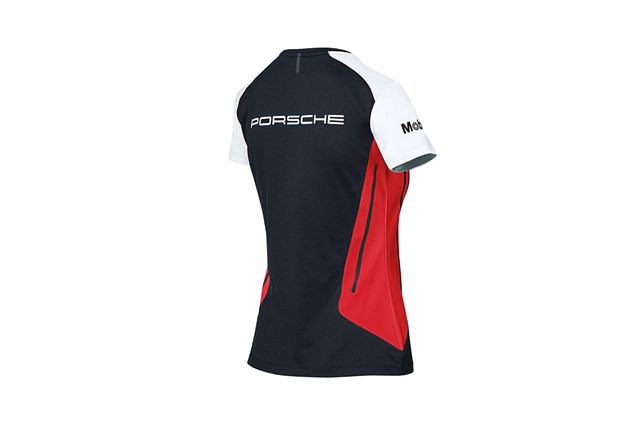 Motorsport Kollektion, T-Shirt, Damen, schwarz/rot/weiß, S 36/38