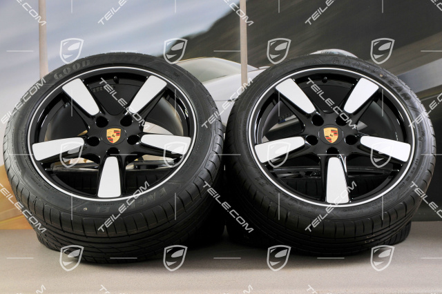 19" Komplet kół letnich Cayman S "Sport Classic Look" , 8J x 19 ET57 + 9,5J x 19 ET45, opony 235/40 ZR19 + 265/40 ZR19, bez czujników RDK