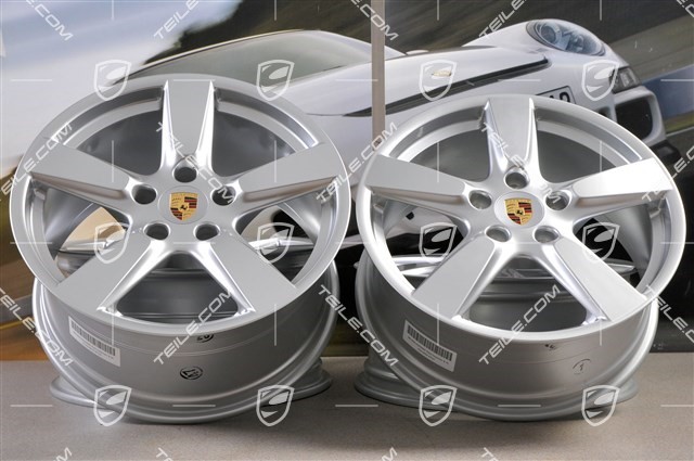 19" Cayman S Felgensatz, 8J x 19 x ET 57 + 9,5J x 19 x ET 45