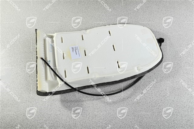Front seat backrest foam part with heating mat, L=R