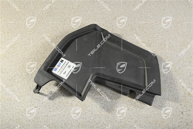 Engine compartment cover, lateral, Black, R