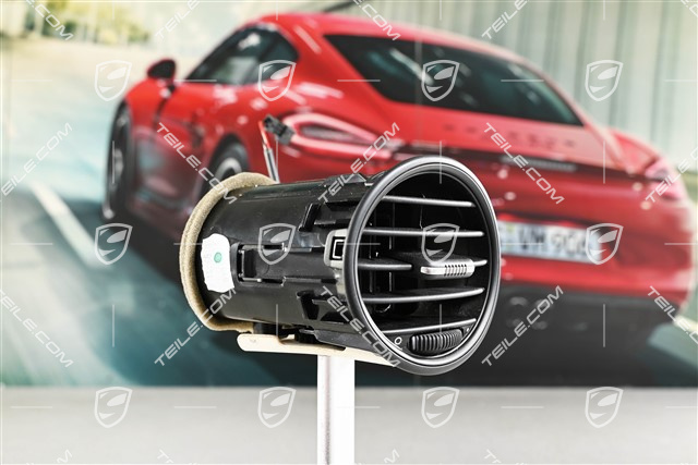 Dashboard side vent / defroster trim Black