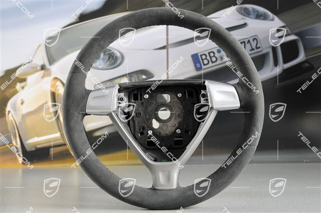 3-spoke steering wheel, alcantara