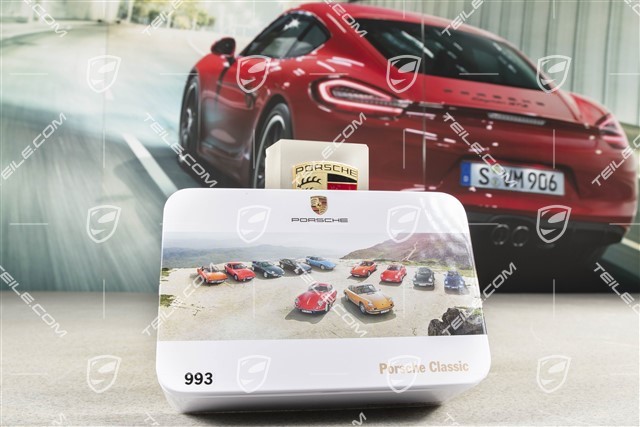 Pudełko z zapasowymi żarówkami i bezpiecznikami do Porsche 993