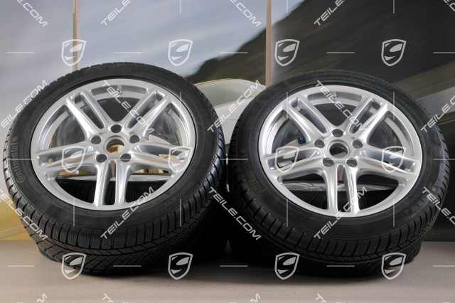 19-inch TURBO winter wheel set, wheels 9J x 19 ET 60 + 10J x 19 ET61 + NEW Continental winter tyres 255/45 R19+285/40 R19