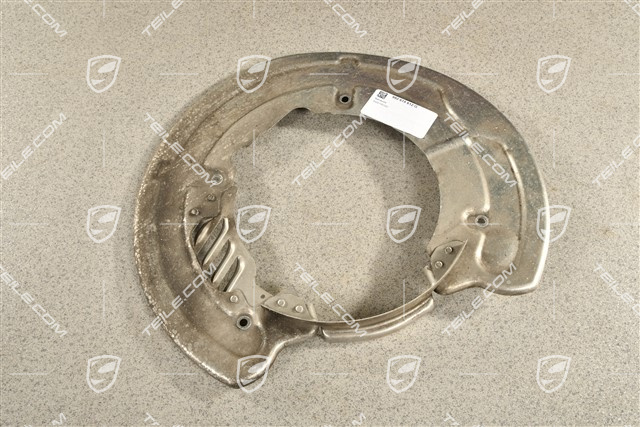 Turbo, Rear axle disc brake protective plate, PCCB, R