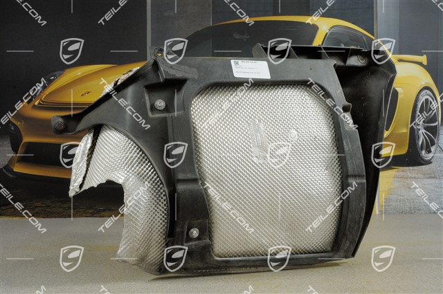 Retaining frame, incl. heat shield, R Retaining frame, incl. heat shield, R