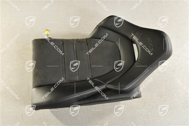 Backrest, leather/alcantara, GTS, black, R