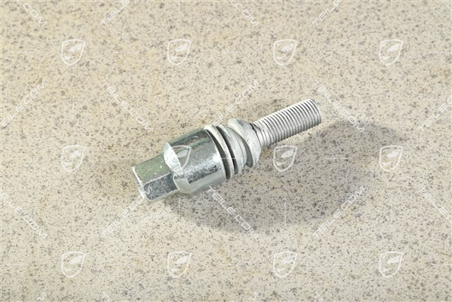 Anti-theft wheel bolt incl. adapter