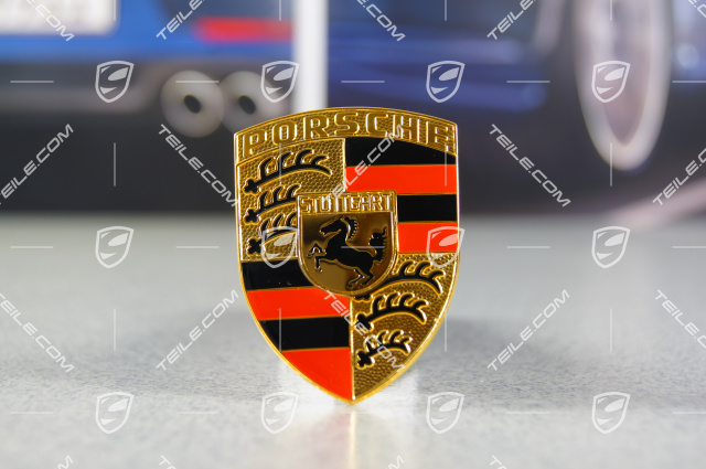 Crest, lid emblem, Orange (1963-1973)