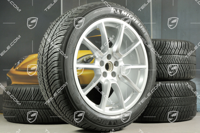 20-inch "Macan SportDesign" winter wheels set, rims 9J x 20 ET26 + 10J x 20 ET19, Michelin winter tyres 265/45 R 20 + 295/40 R 20, with TPMS