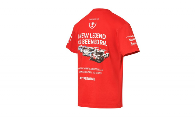 Motorsport Kollektion, T-Shirt 919 Tribute, Unisex, rot, L 50/52