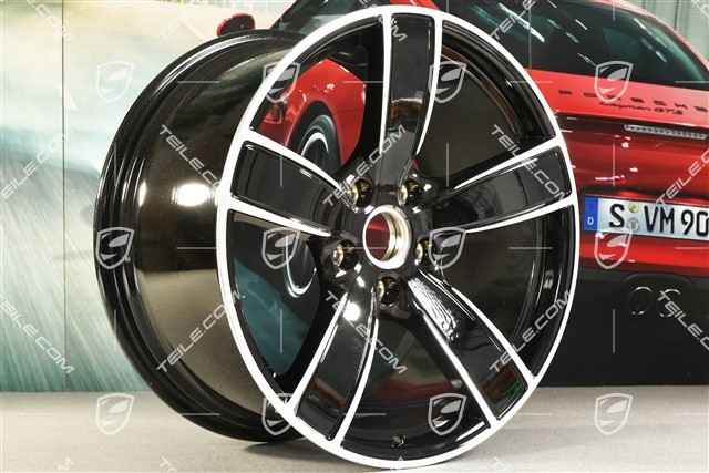 20-inch wheel rim Carrera Sport, 10,5J x 20 ET47, black high gloss