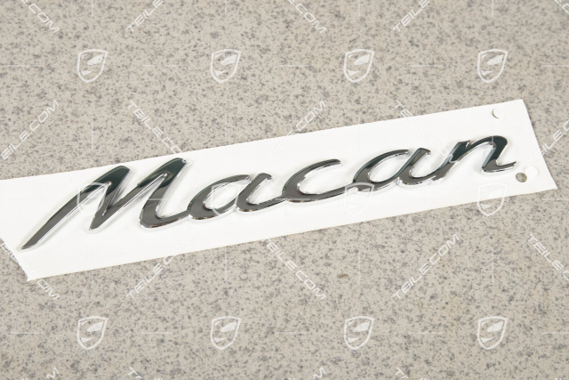 Badge / Emblem "Macan", Chromed