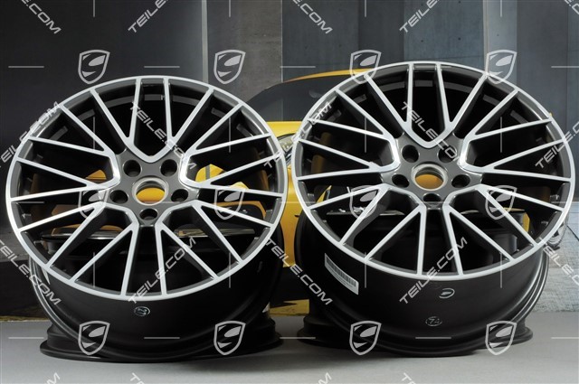 21-inch wheel rim set Cayenne RS Spyder, 11J x 21 ET58 + 9,5J x 21 ET46