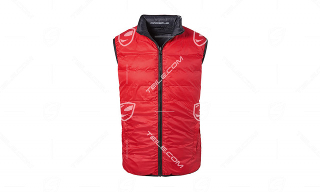 2 in 1 Jacket, Men, black/red,  S 44/46