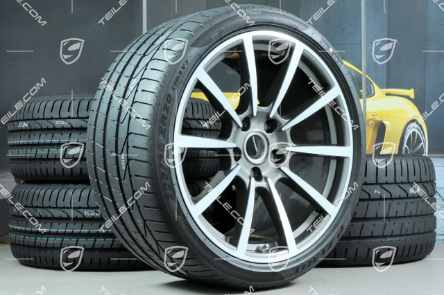 20" Sommerräder Satz Carrera Classic II, Felgen 8,5J x 20 ET49 + 11,5J x 20 ET56 + NEUE Sommerreifen 245/35 R20 + 305/30 R20