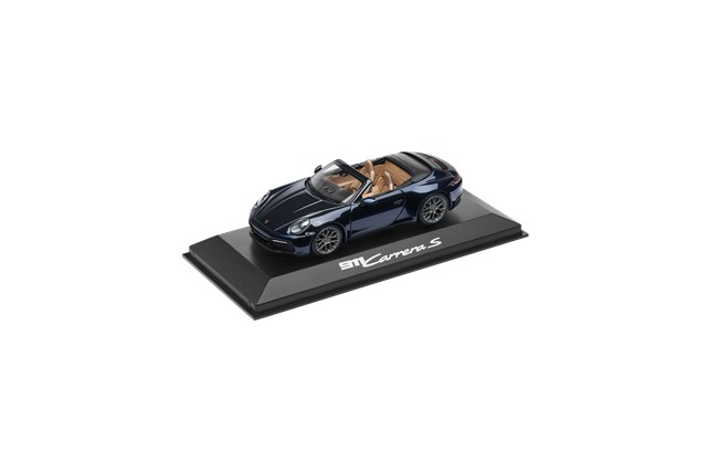  | 911 Carrera 2S Cabriolet 992, night blue metallic, black/mojave  beige, 1:43, DieCast / new / Accessories / C. Vehicles for Kids /  WAP0201710K