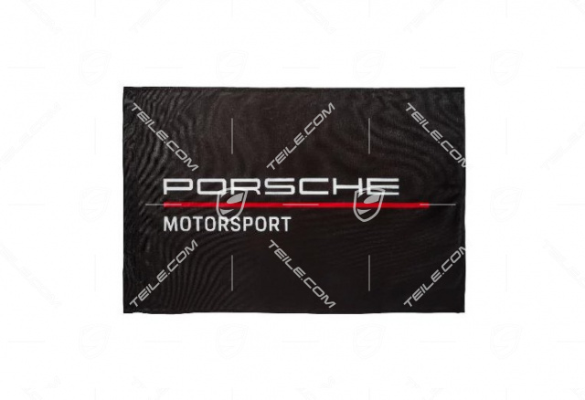 Motorsport Kollektion, Fanwear, Flagge, schwarz, 90x60cm