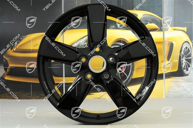 19" Wheel Cayman S, 8J x 19 ET57, black high gloss