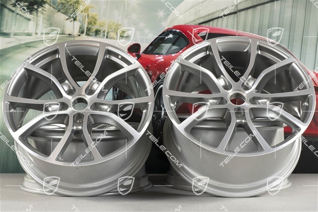 21-inch wheel rim set Cayenne ExclusiveDesign, 11J x 21 ET58 + 9,5J x 21 ET46