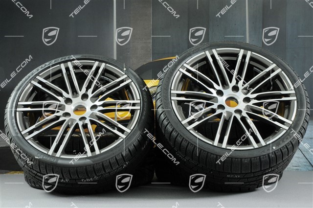 20-inch Turbo III winter wheel set, 8,5J x 20 ET51 + 11J x 20 ET70, Pirelli winter tyres 245/35 ZR20 + 295/30 ZR20, without TPMS