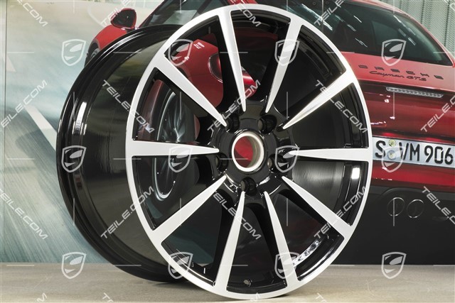 20-inch wheel rim Carrera Classic (II), 11,5J x 20 ET76, black high gloss