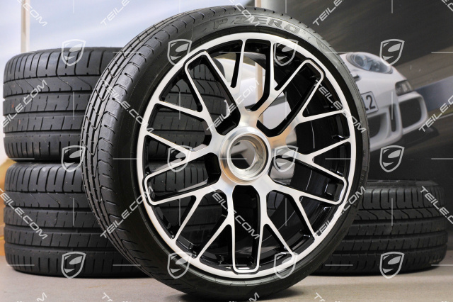 20-inch summer wheel set Turbo S, 9J x 20 ET51 + 11,5J x 20 ET56, tyres 245/35 ZR20 + 305/30 ZR20, with TPM