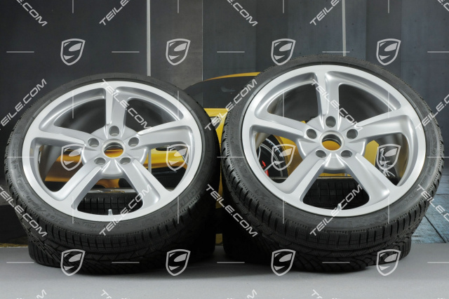 20-inch Cayman GT4 SportTechno winter wheels set, rims 8,5J x 20 ET57 + 10J x 20 ET50 + Michelin winter tyres 235/35 R20 + 275/30 R20, with TPMS