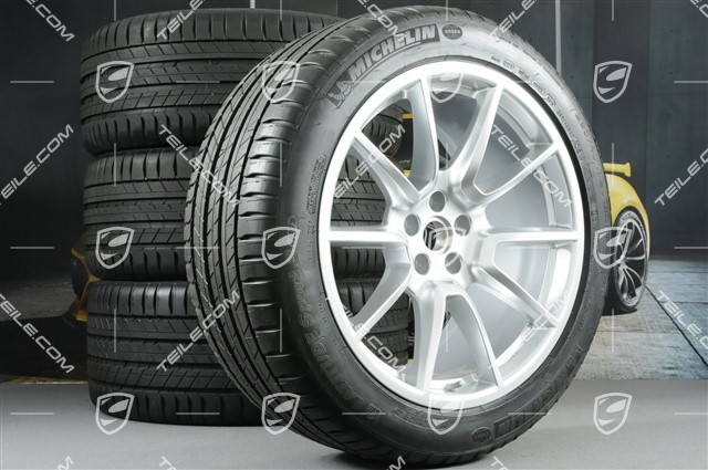 20-inch "Macan SportDesign" summer wheels set, rims 9J x 20 ET26 + 10J x 20 ET19, summer tyres 265/45 R 20 + 295/40 R 20, with TPMS