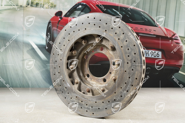 PCCB Brake disc, Panamera V6/S/GTS/Diesel/Hybrid, L