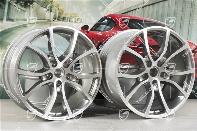 21-inch wheel rim set Cayenne ExclusiveDesign, 11J x 21 ET58 + 9,5J x 21 ET46