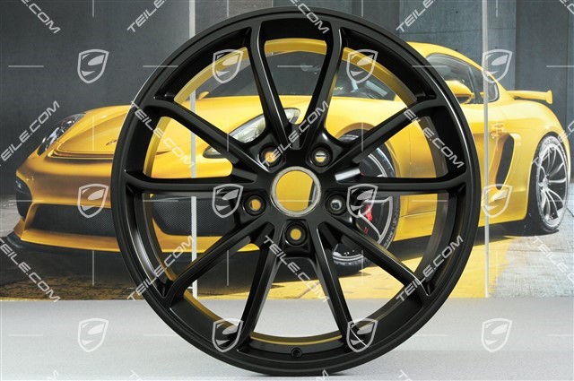 20" GT4 Felgensatz, 8,5J x 20 ET61 + 11J x 20 ET50, black mat